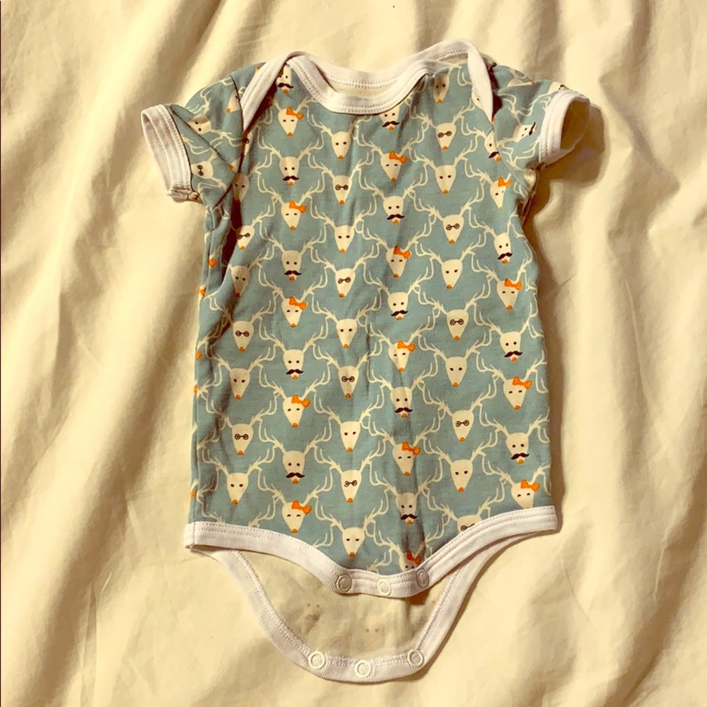 Roberta roller rabbit reindeer onesie